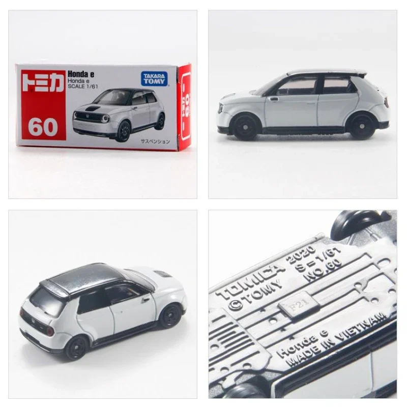 TAKARA TOMY Tomica Scale 1/61 NO.60 Honda E Car Mini Diecast Alloy Model Car Toy Metal Gifts for Children Boys