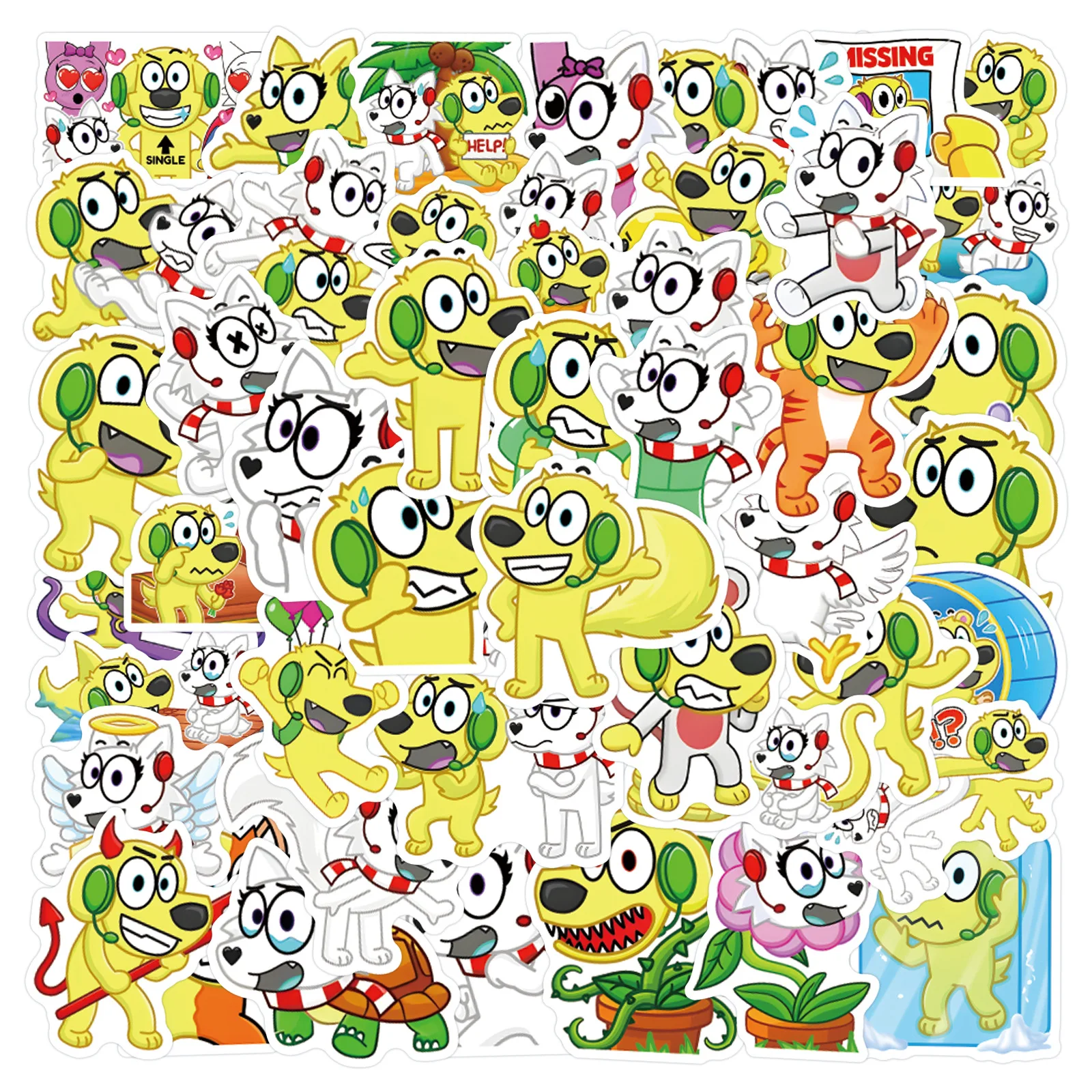 50 قطعة Snowi And Tyler ملصقات الكتابة على الجدران دراجة نارية السفر الأمتعة الغيتار المحمول الهاتف ملصق يدوي الصنع الاطفال هدية