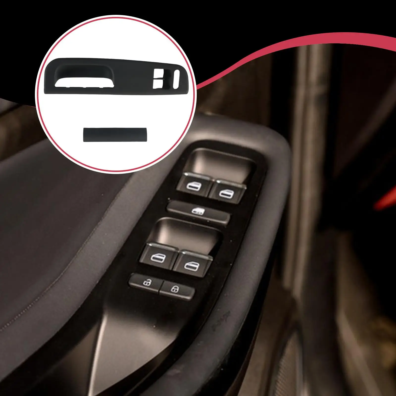 Панель переключателя окна 3B1867171D Компоненты автомобиля Удобная стабильная производительность Передняя левая сторона привода для VW Bora 1999-2001 гг.