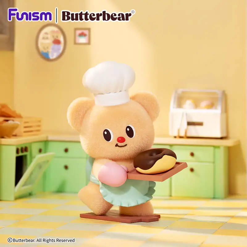 FUNISM Butterbear Happy Day Series Blind Box Series of trendy blind box figures models movable toy models birthday gifts