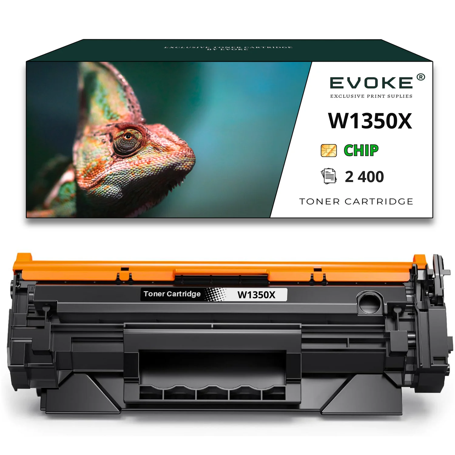 Toner Voor Hp W1350x + Chipprinter Zwart | 2400 Pagina 'S