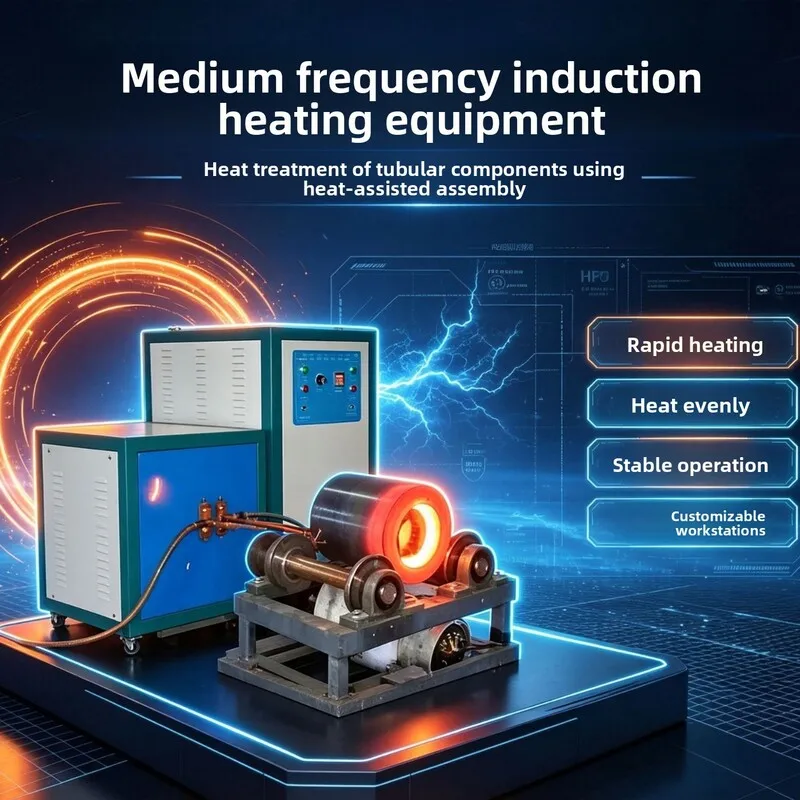Medium-Frequency Induction Heating Equipment For Melting Workpieces, Through-Heating, Metal Sleeve Heating, Thermal Fitting,