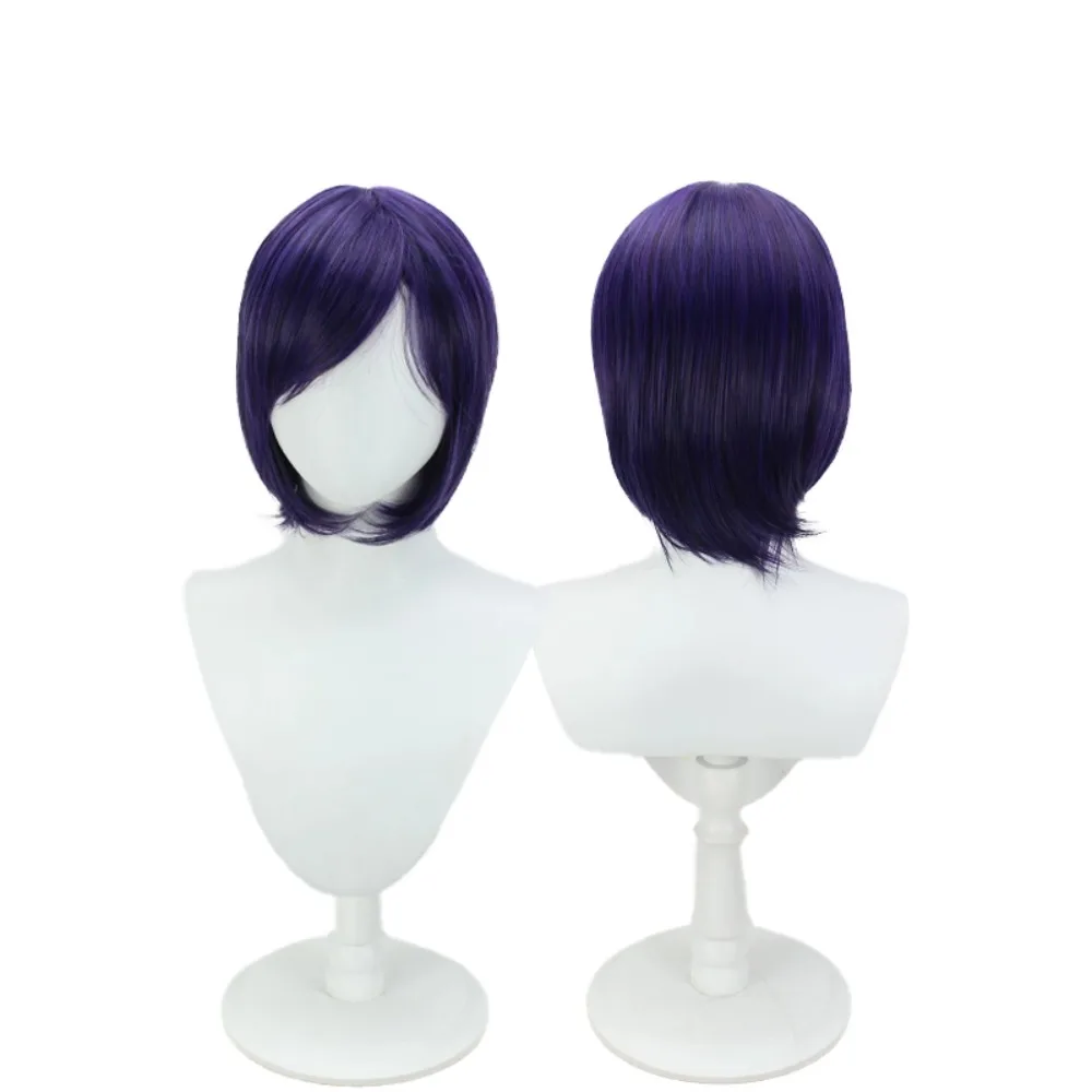

Парик Тоука Кирисима, сине-фиолетовый, для косплея