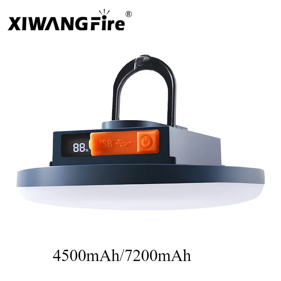 

XIWANGFIRE Tent Light Rechargeable Lantern Portable Emergency Night Market Light Outdoor Camping Bulb Lamp Flashlight Home LED