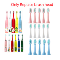 Children Sonic Toothbrush Replacement Heads Soft Bristles Deep Clean Smart Tips
