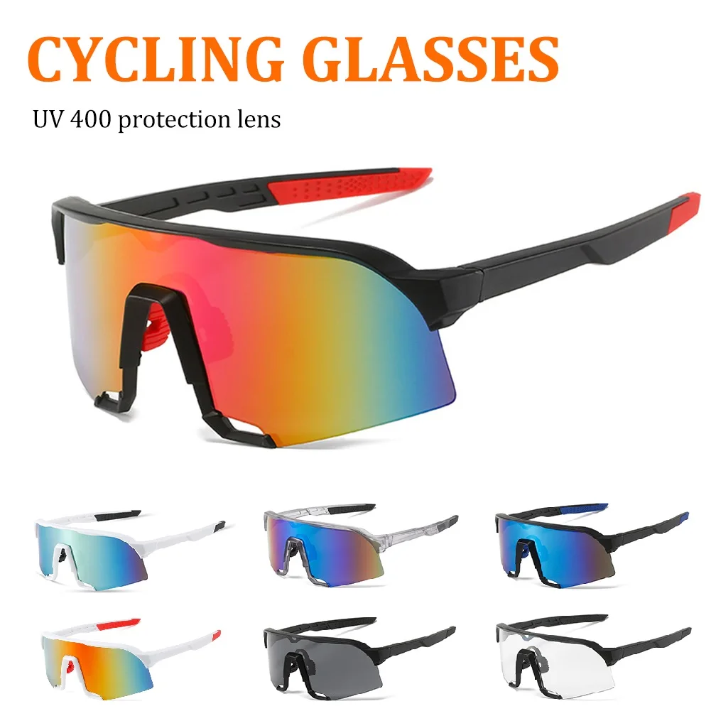 Polarized Photochromic Cycling Sunglasses For Men Women Bike Eyewear Riding UV400 Windproof Sunglasses Outdoor Sports Glasses