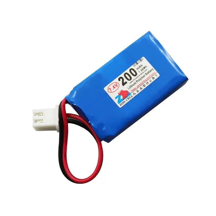In de 200mAh 7,4V 402030 *2 polymeer lithiumbatterijgroep micro-toolbatterijapparatuur Oplaadbare Li-ion cel