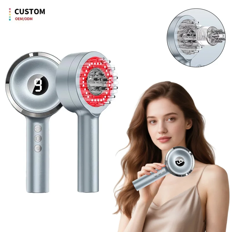 

New Type of Hair Massager Can Be Equipped with Essential Oil, Laser Light and EMS Technology to Promote Hair Growth