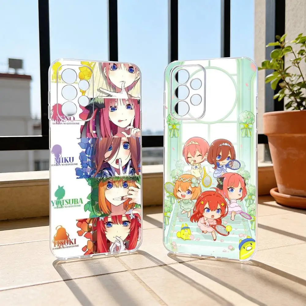 T-The Quintessential Quintuplets Phone Case For Samsung S25,S24,S21,S22,S23,S30,Ultra,S20,Plus,Fe Transparent Cover