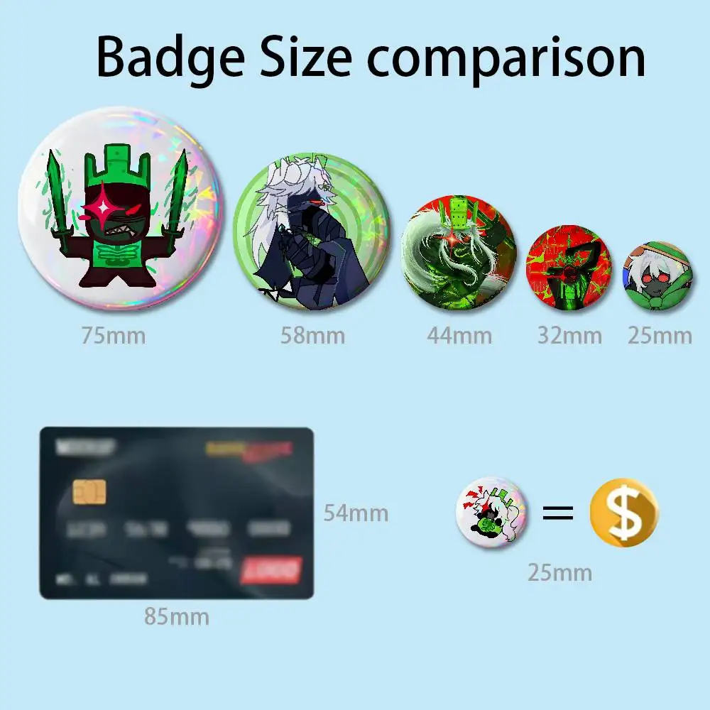1x1x1x1 Cool F-Forsakens-S Custom Badges 75mm 44mm 25mm Brooch Backpack Hat Enamel Pins Accessories Toys Gifts