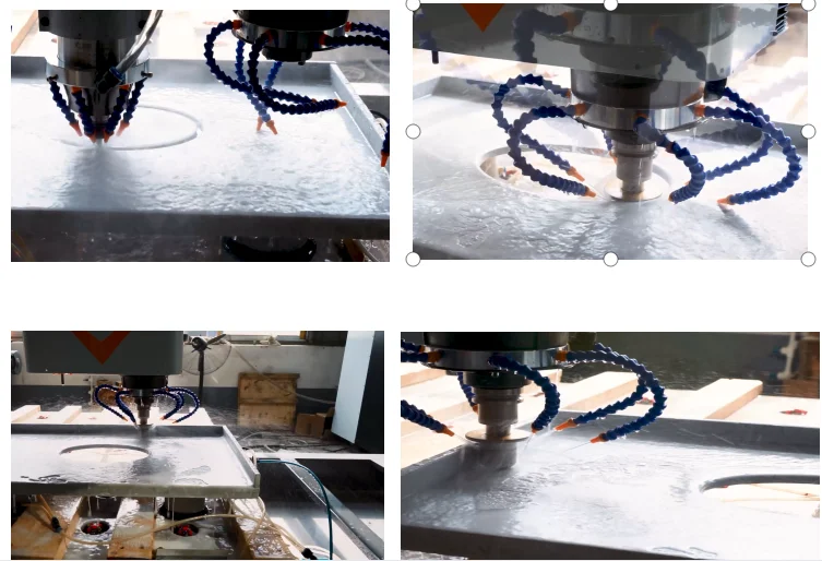Máquina de corte e polimento cnc 3220atc, função dupla, X-Y-Z-A-B, ligação de cinco eixos, corte, chanfradura, afiação, perfuração, ranhura