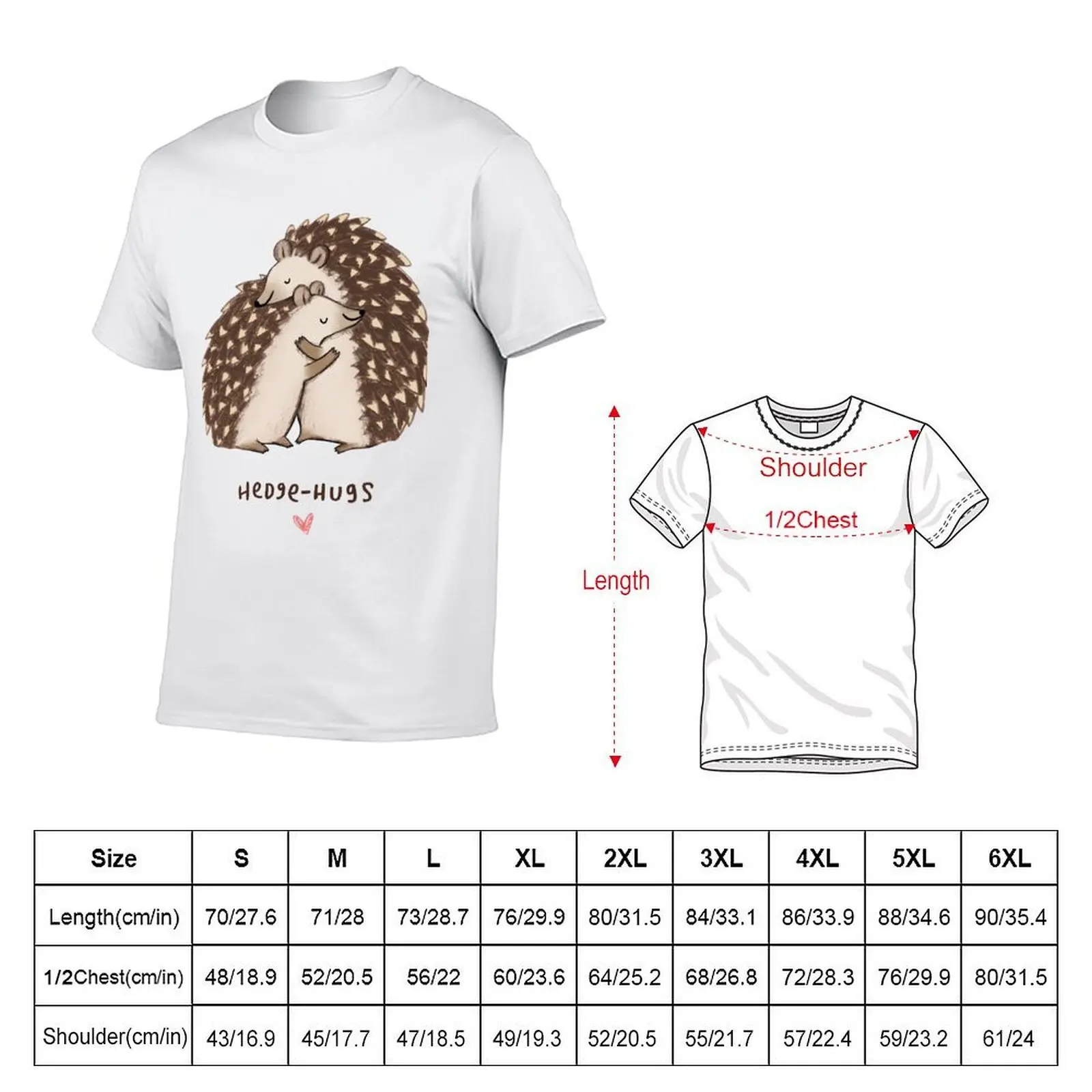 Hedge-hugs T-Shirt t shirts designer printed t shirts for man T-Shirt