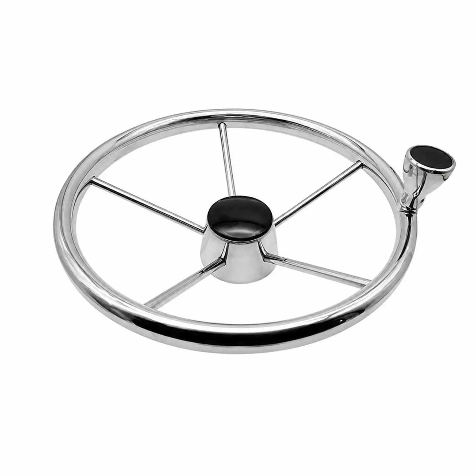 Marine Steering Wheel Corrosion-Resistant Boat Steering Wheel Built-in Long-Lasting for Boaters, Boats, Cockpit