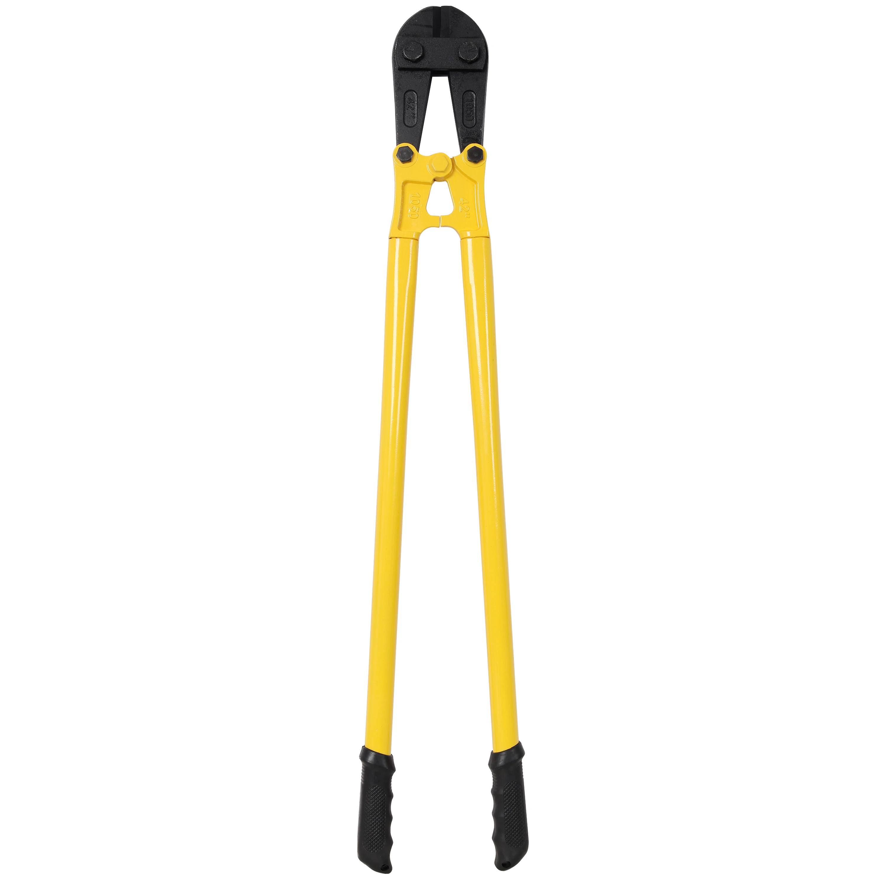 Heavy-Duty 42-Inch Medium Bolt Cutter for Fence, Steel Wire, Chain, Screws, Rivets & Medium Padlocks with Ergonomic Soft Rubber Grip Handle, Black Anti-Rust Coating