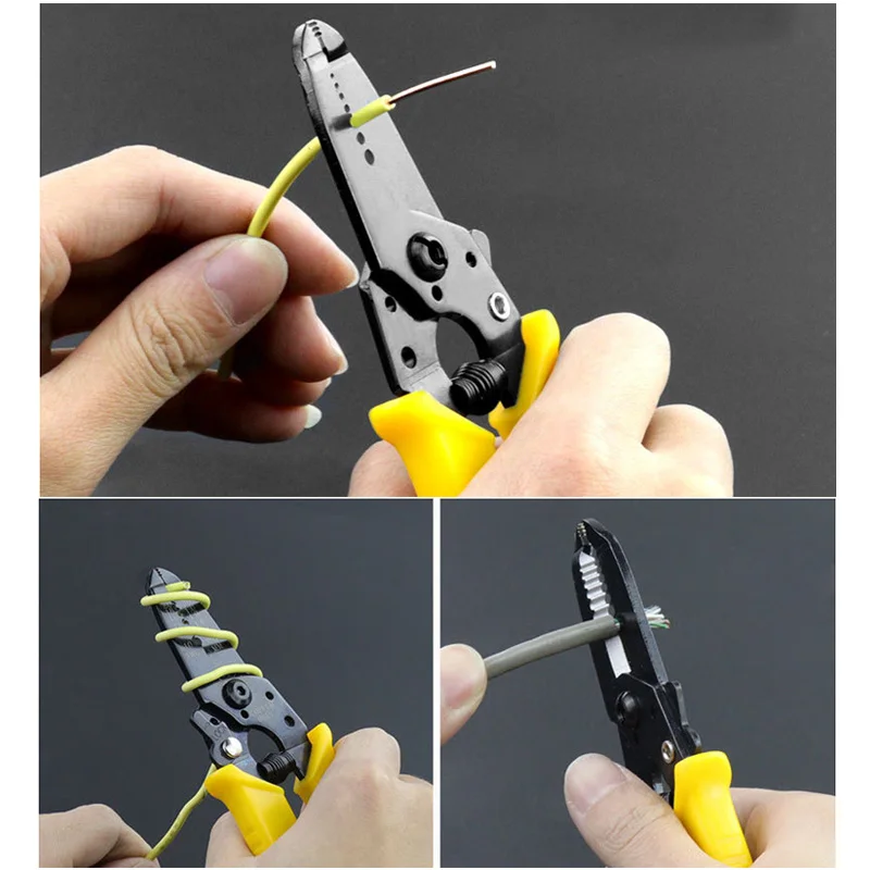 Stanley Multipurpose Electric Wire Stripper Crimping Wire Cutter 0.81-2.59mm/10 - 20 AWG Stranded Wire Electricians pliers tools