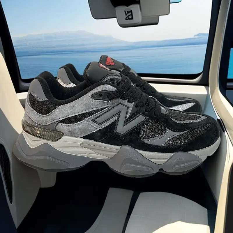 

BootsWomen's 9060 Dad Shoes, Retro Elephant Hoof, Platform Elevator, Casual Sports Shoes