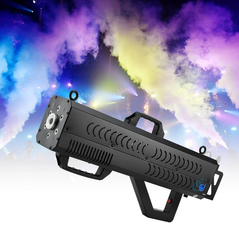 Express levering 1500W LED RGB Handheld Rookmachine Podium Special Effect Apparatuur Rookspuit voor DJ Disco Party Barlevering