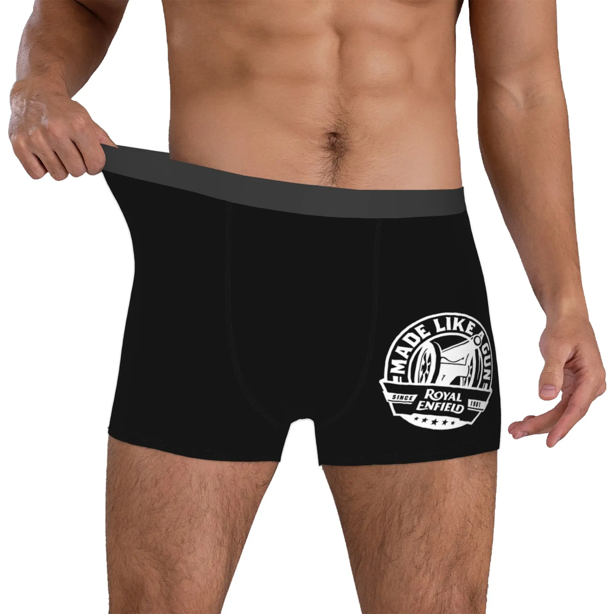 Custom Royal-Enfields Bicycles  Boxer Shorts For Men 3D Print Motorcycle Race  Underwear Panties Briefs Stretch Underpants