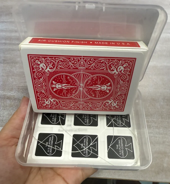 ‌SansMinds Creative Lab ShadeShift Magic Trick Set Professional Close-Up & Street Illusion Props, Bar Card Gimmick for Magicia