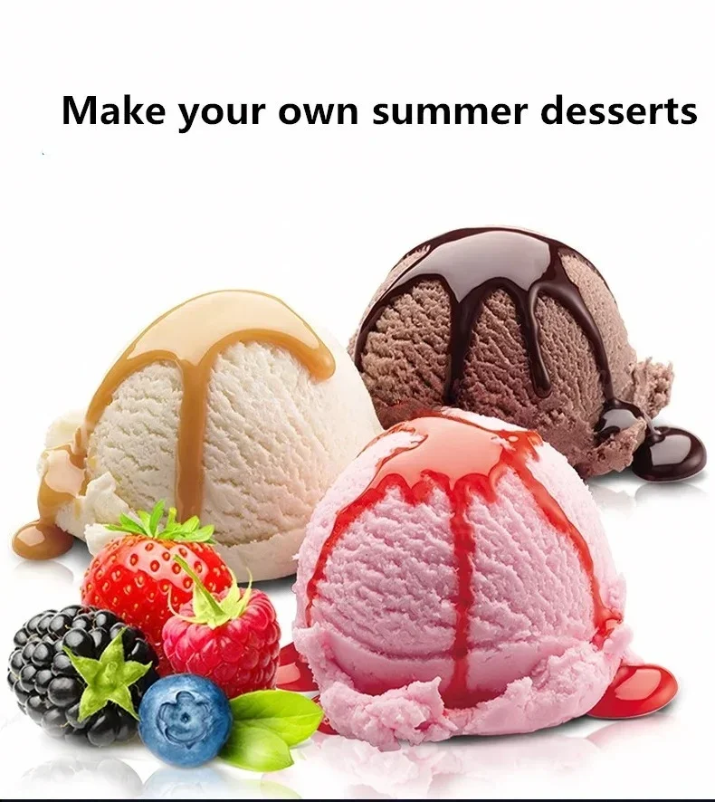 

Mini Ice Cream Machine 2.5 L Large Capacity Full Automatic Home Ice Cream Maker Machine