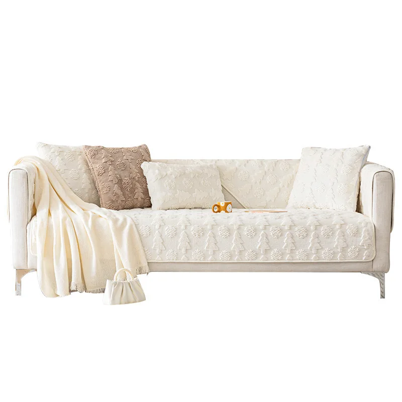 

Winter, thickened, rabbit plush, sofa cushion, non-slip, seat cushion, high-end leather