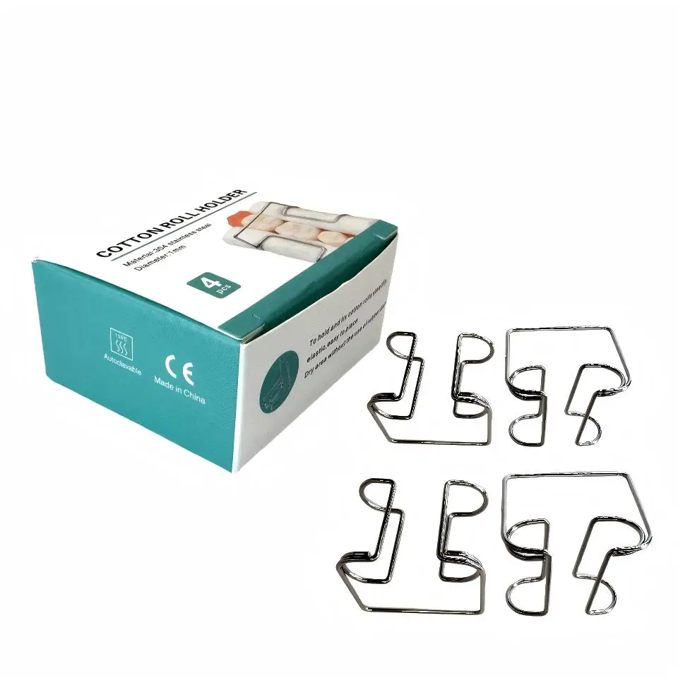 Professional Dental Bib Holder Chain Flexible Silicone Clips Napkin Clamp for Dental Clinic Patient Protection Tool