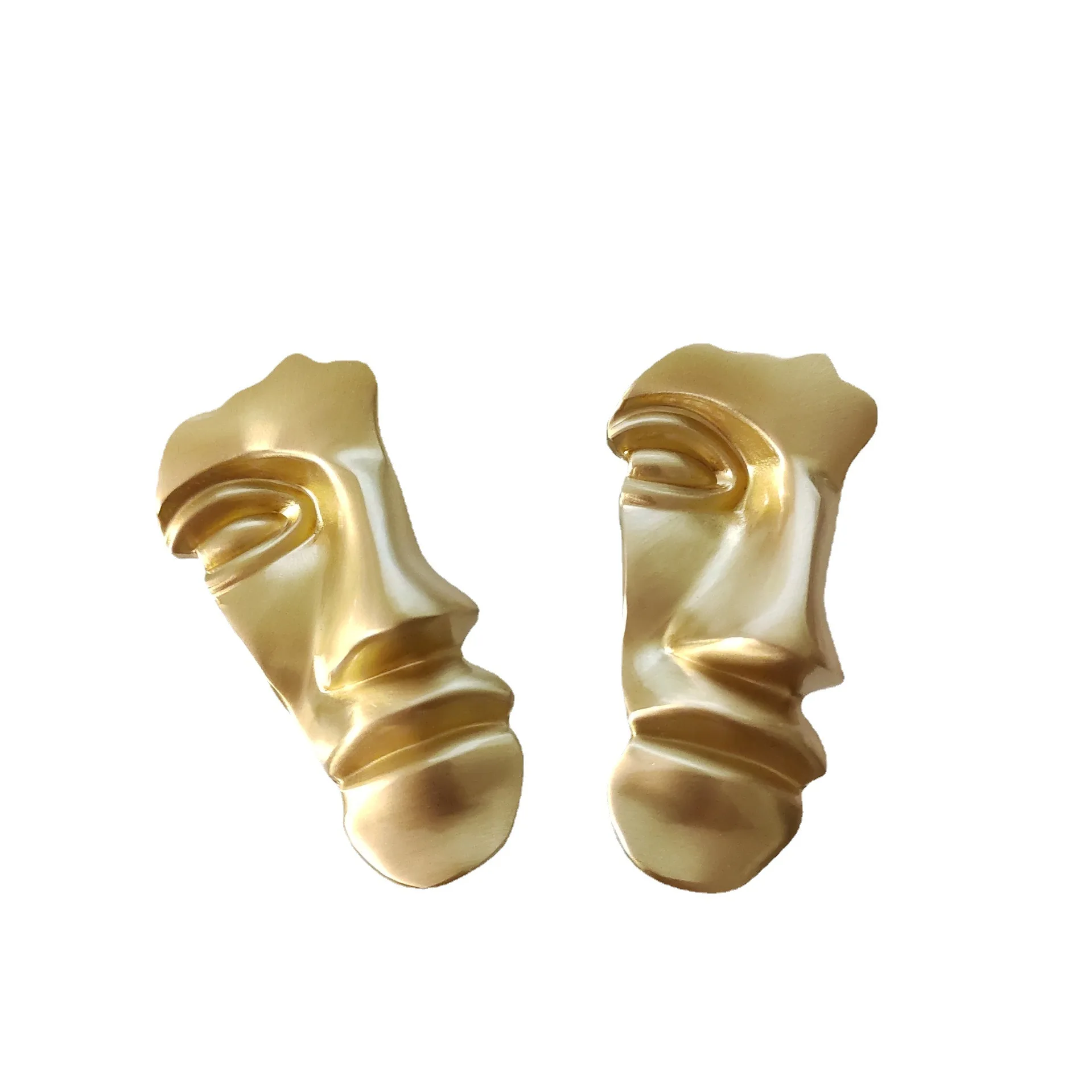 Brass face shape, drawer cabinet door  wardrobe shoe  wine cabinet bookcase dressing cabinet handle