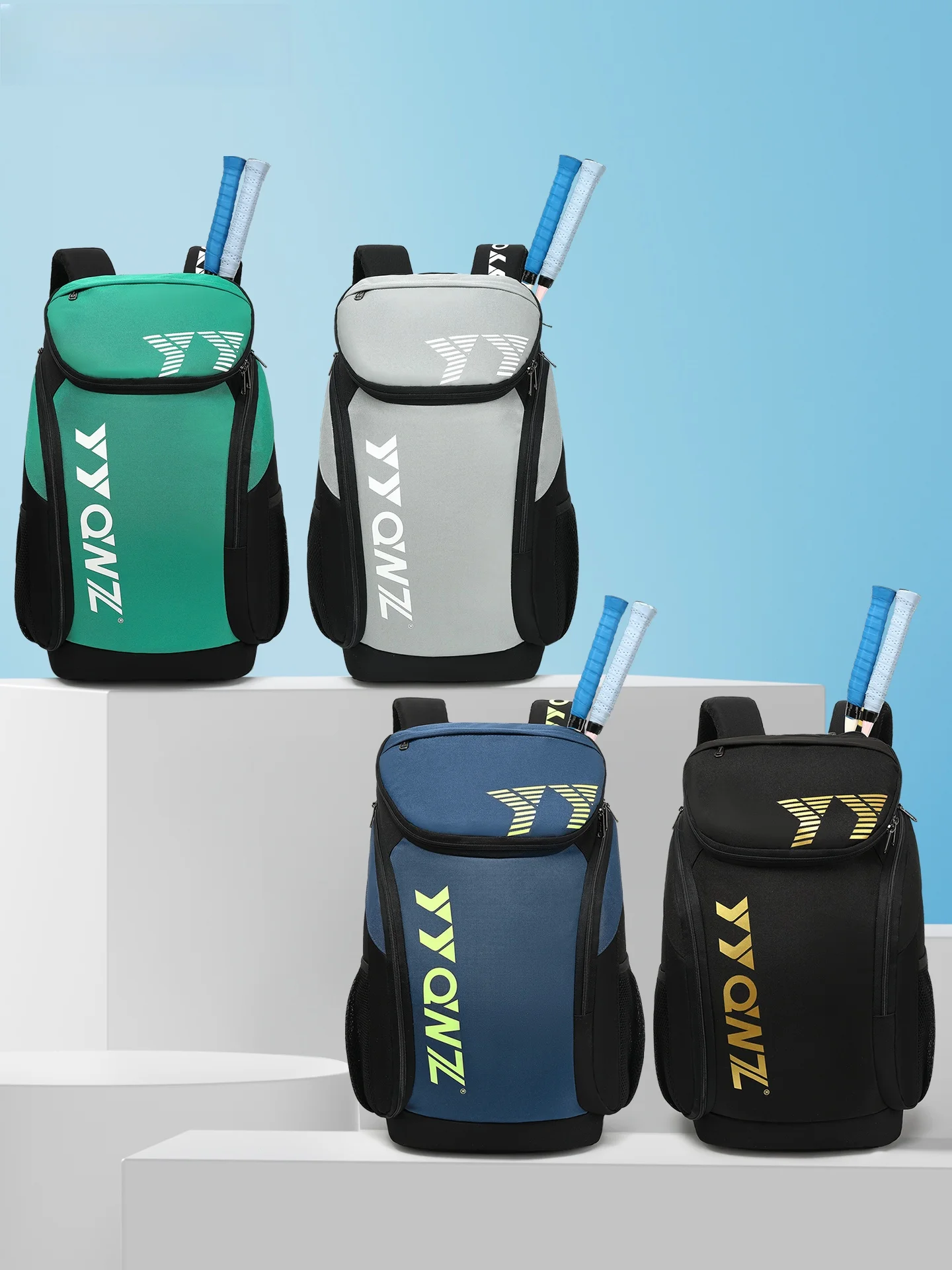 yqwz-badminton-bag-unisex-large-capacity-sports-training-equipment-backpack-professional-badminton-gear-shoulder-bag