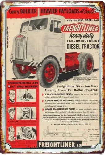12 x 18 sign Truck New  Advertising  Old Metal XXL Tin Sign