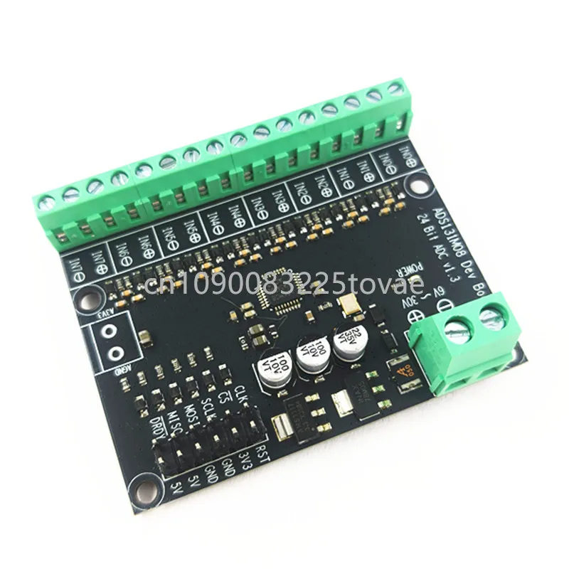 ADS131M08 Module 24-Bit High-Precision ADC Module, 8-Channel Differential Input