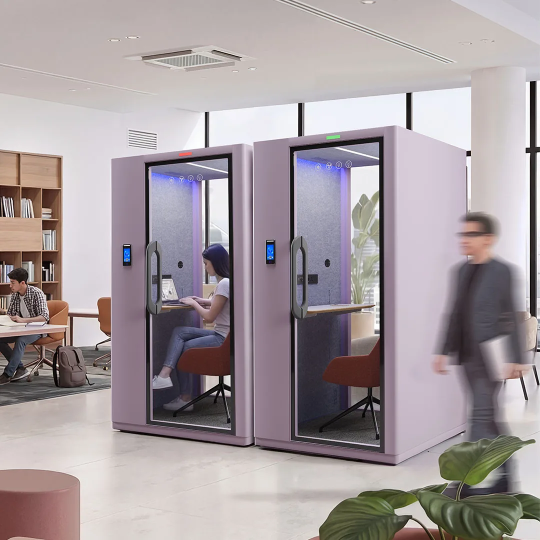 Mobile soundproof room Acoustic Cabin Conference Booth Private Workspace for Studio Recording Use Silent Area