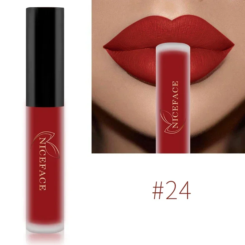 20 Colors Optional, High Pigmented Matte Velvet Lip Glaze - Long-Lasting, Smudge-Proof, Non-Moisturizing Liquid Lipstick 1pc