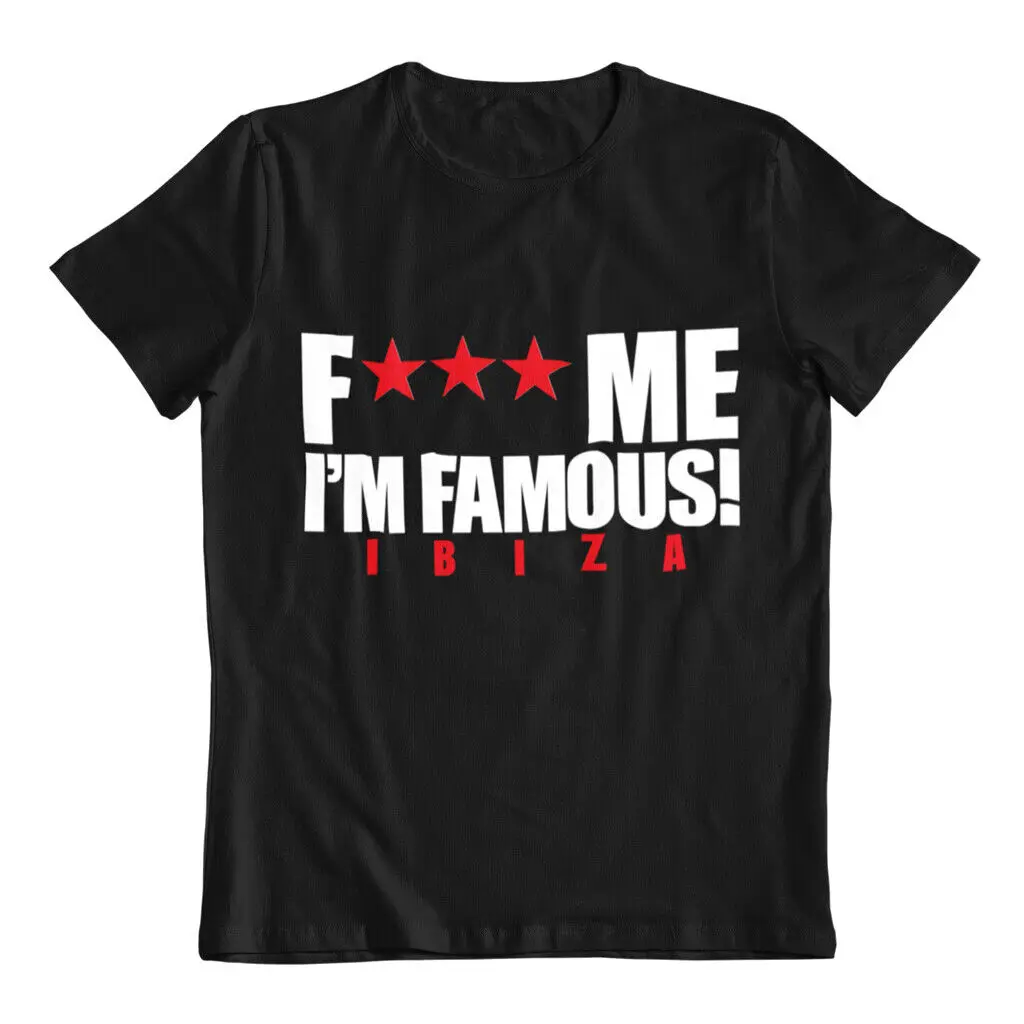 David Guetta Classic Men's T shirt F Me I'm Famous Logo Ibiza Top Beefa Black