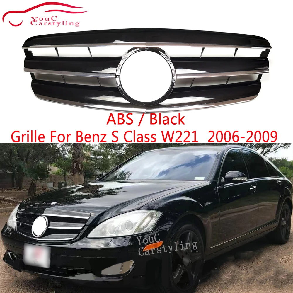 

Front Hood Grille Facelift Bumper Grill for Mercedes E Class W221 2006-2009 Car Racing Grille Mesh