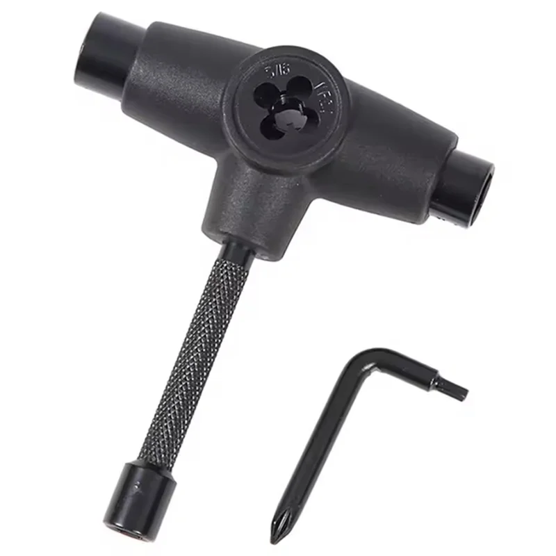 ABUS-Skateboard T Tool T Shape Repair Tool All Inone Wrench High Qulity Repair Tool Skateboard Tool Forskates Andquad Skates