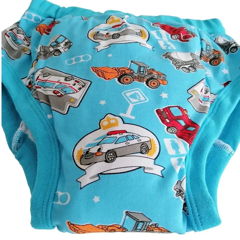 

Couple Cartoon Pattern ABDL Adult Baby Diaper Brief With Padding Inside Cotton Training Pant Washable Diaper Panties Study Pants