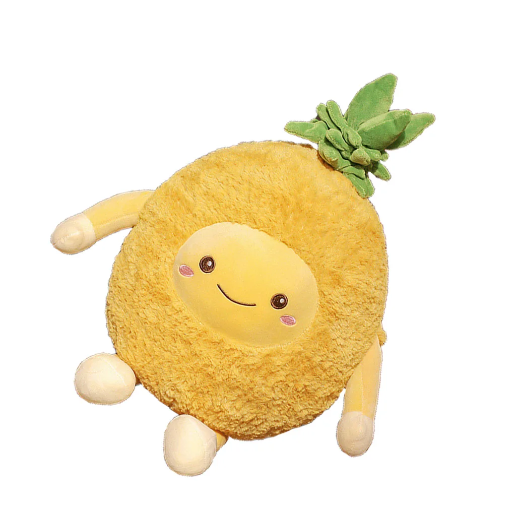 Stuffed Plush Pillow Toys Watermelon Pineapple Cartoon Fruits Doll Children Birthday Gift Decoration Baby Sleeping Toy