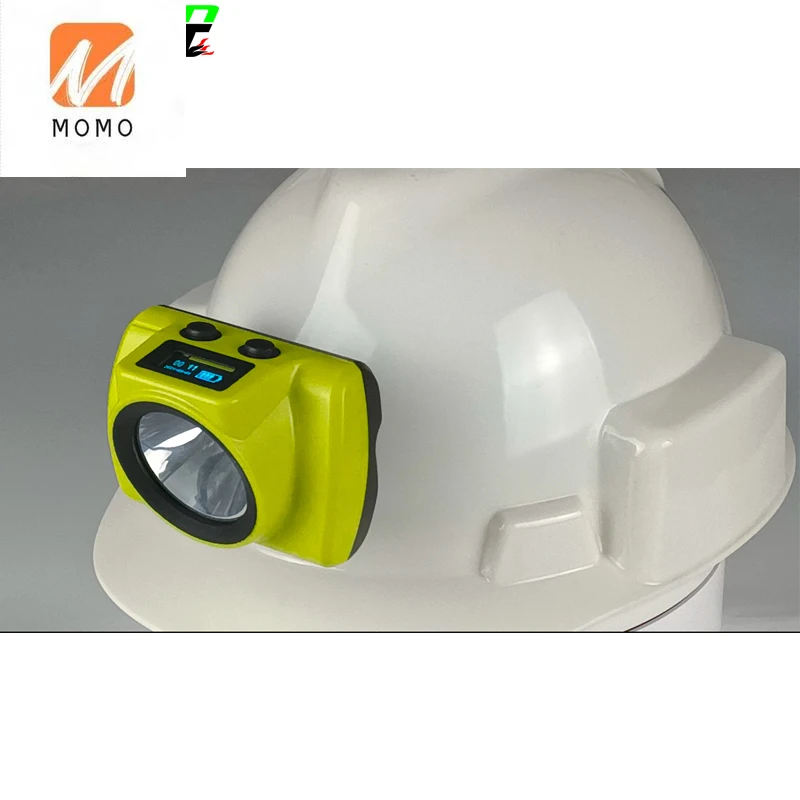 GLC-6S 18000LUX/25000LUX led cordless mining cap lamp with OLED screen USB charging LED Mining Headlamp Rechargeable