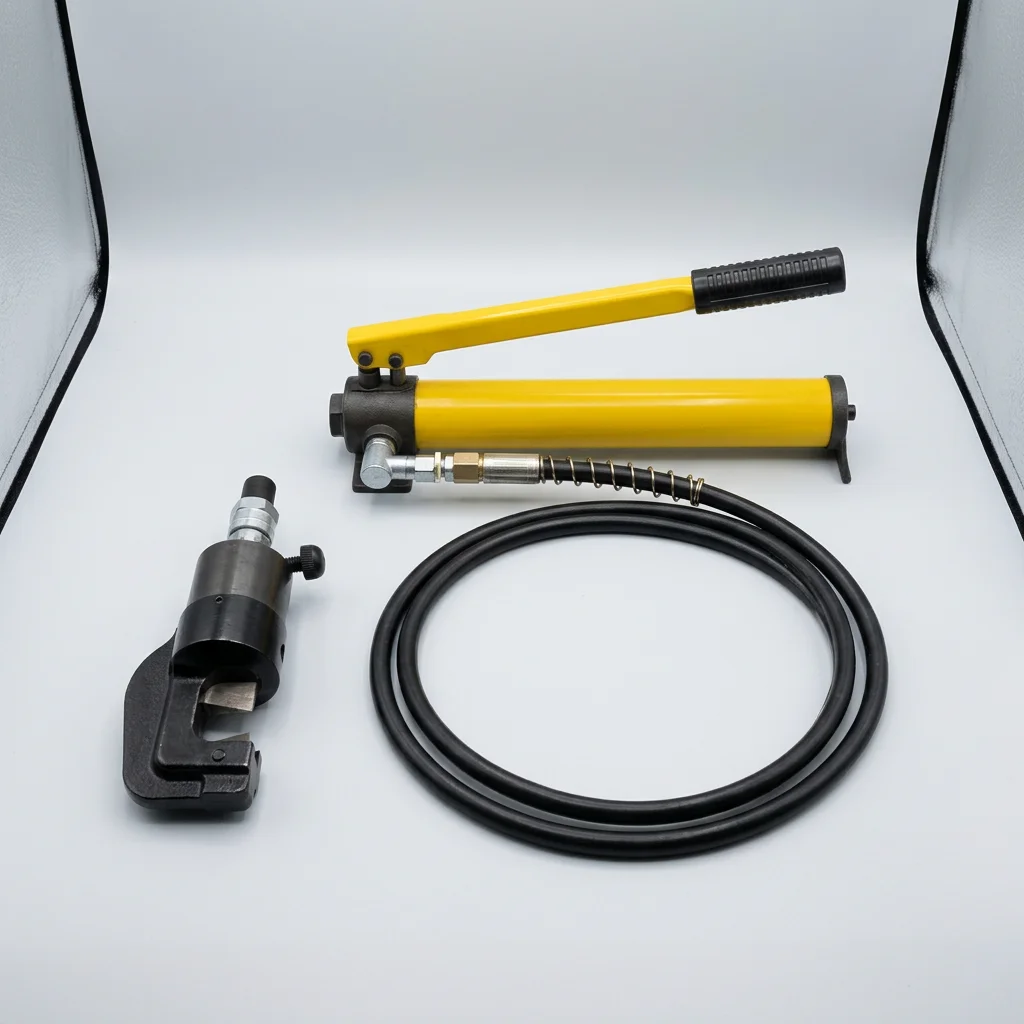 Handheld Hydraulic Rebar Cutter 63MPa Manual Hydraulic Pipes Cutting Tool Portable Steel Bar Cutter for Rescue Operations