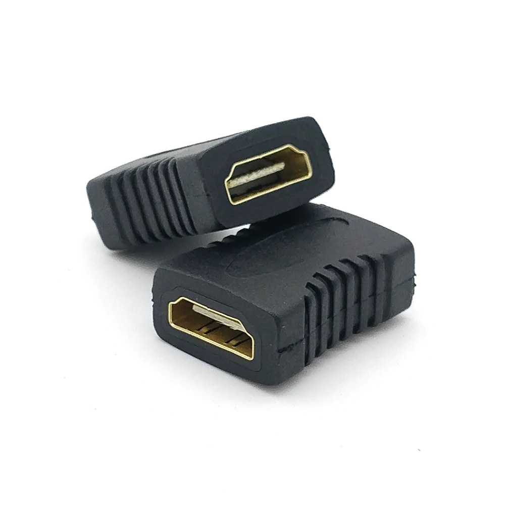 5 sztuk złącze przedłużacza zgodne z HDMI łącznik adapter przedłużacz żeński na żeński stolarka do laptopa TV telewizja 1080P 4K * 2K 3D