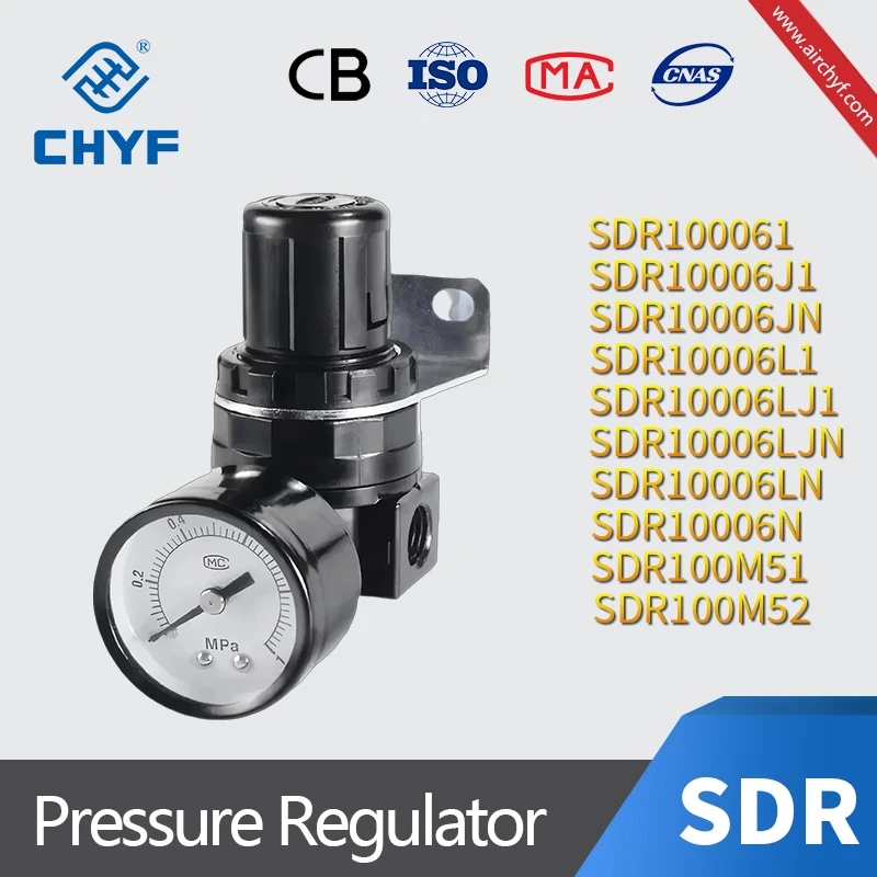 Airtac SDR Series Hydraulic/Pneumatic Pressure Gauge