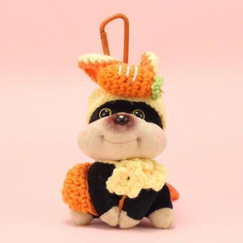 

Милый плюшевый брелок-подвеска в виде щенка-пчелки, декоративный аксессуар для рюкзака, подарок на день рождения для пары, кукла для вечеринки