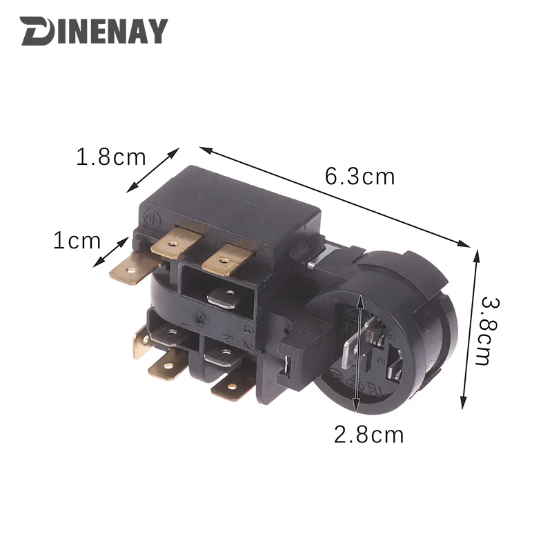 Refrigerator Compressor PTC Starter QP3-12A Relay Overload Protector For Haier Midea Royalstar Refrigerator Part