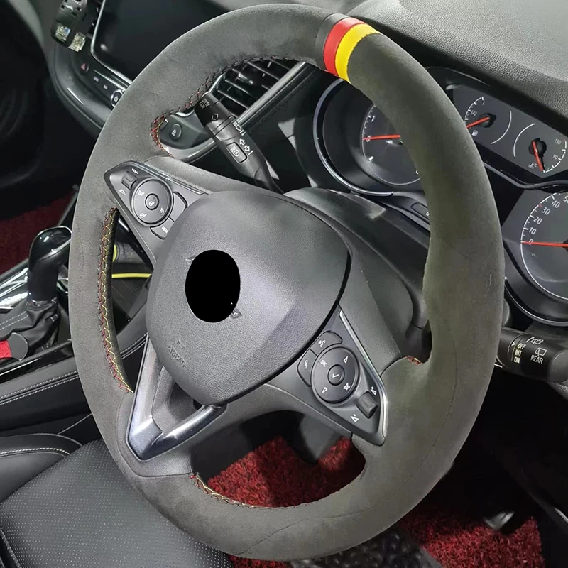 Car Steering Wheel Cover for Opel Astra K Corsa E Crossland X Grandland X Insignia CT B Karl Zafira Funda Volante Accessories