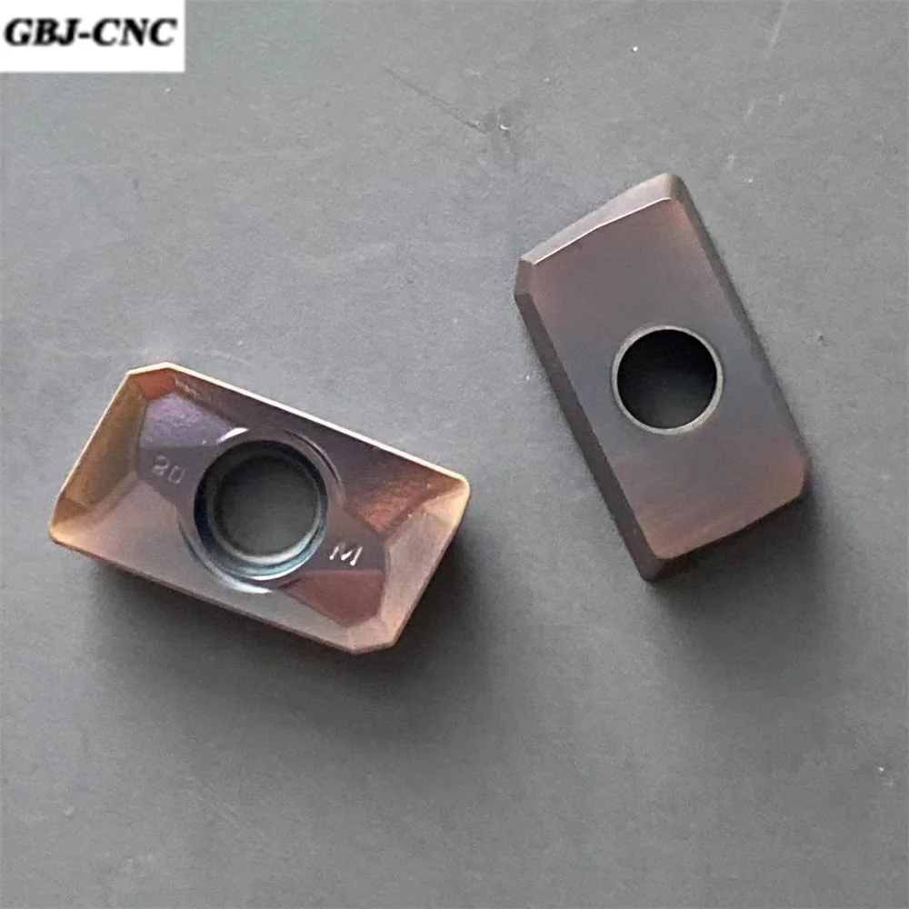 GBJ-CNC  APMT160408PDER GBJ202 Carbide Milling Insert CNC Indexable Toolholder Inserts Special for stainless steel APKT BAP300R