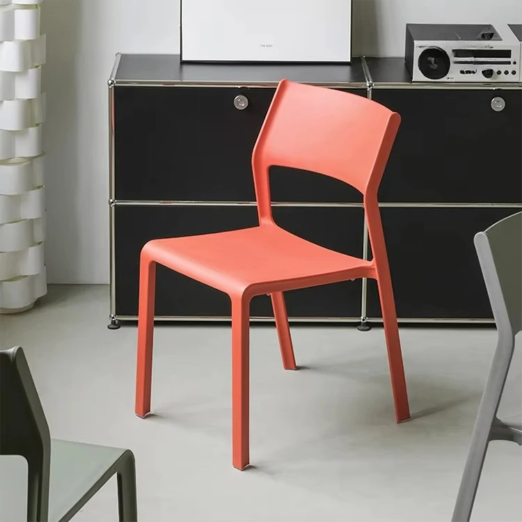 

Factory Supply Multi-Purpose Plastic Chairs Convenient Stackable Design for Outdoor Bedroom Living Room Home Office Use
