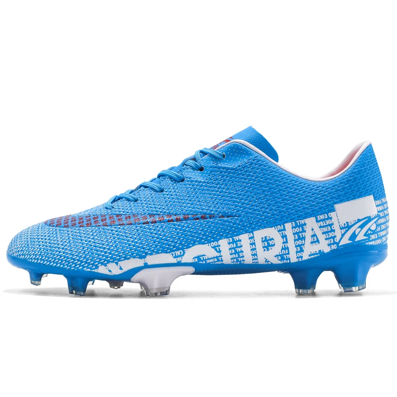 Men Two-tone Football Boots Black And White Stitching Upper High-top Soccer Shoes High Quality Cleats New Arrivaling