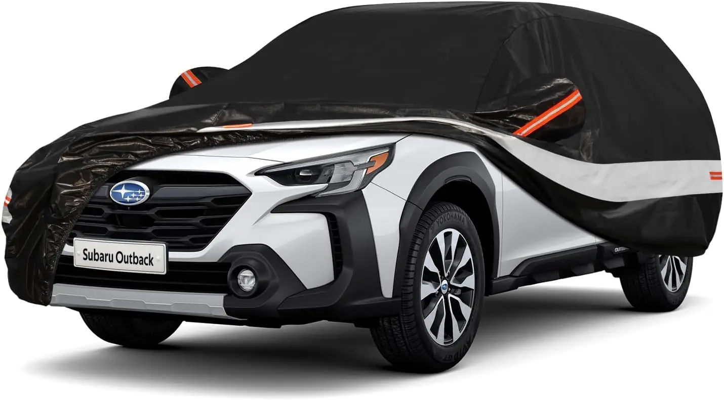 

Custom Fit SUV Car Cover for Subaru Outback 1994-2025, Waterproof All Weather Protection, Black