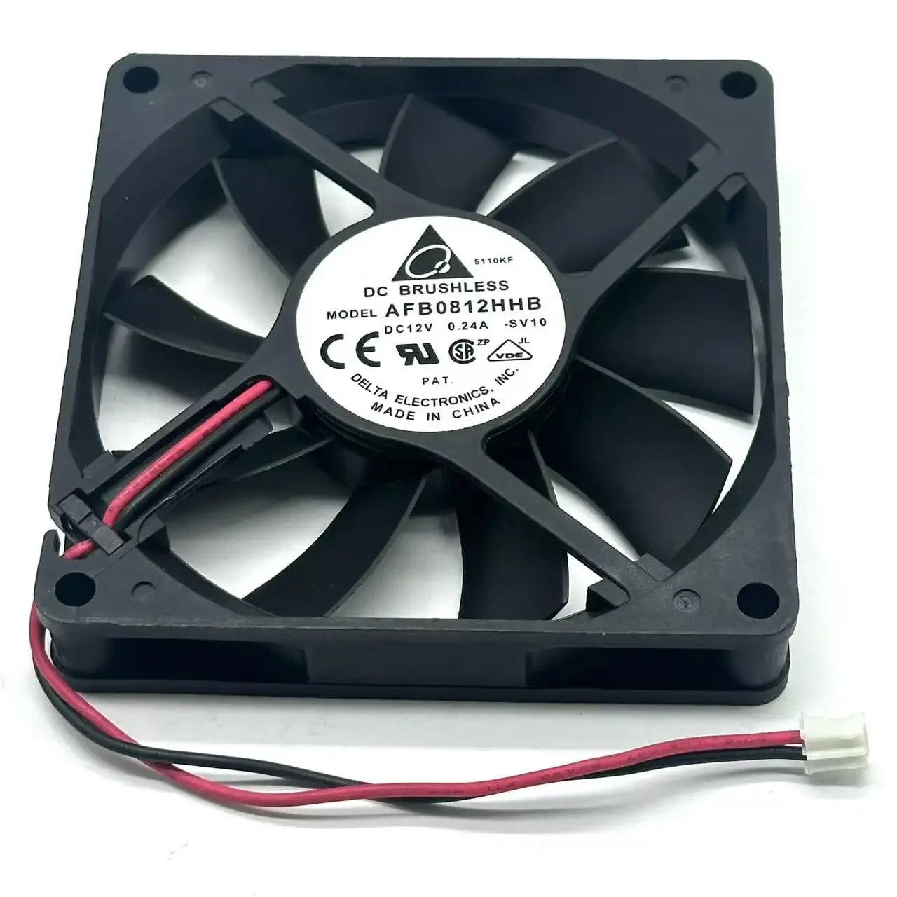 

Ltsf For Delta Electronics AFB0812HHB DC 12V 0.24A 80x80x15mm 2-Wire Server Cooling Fan 8cm