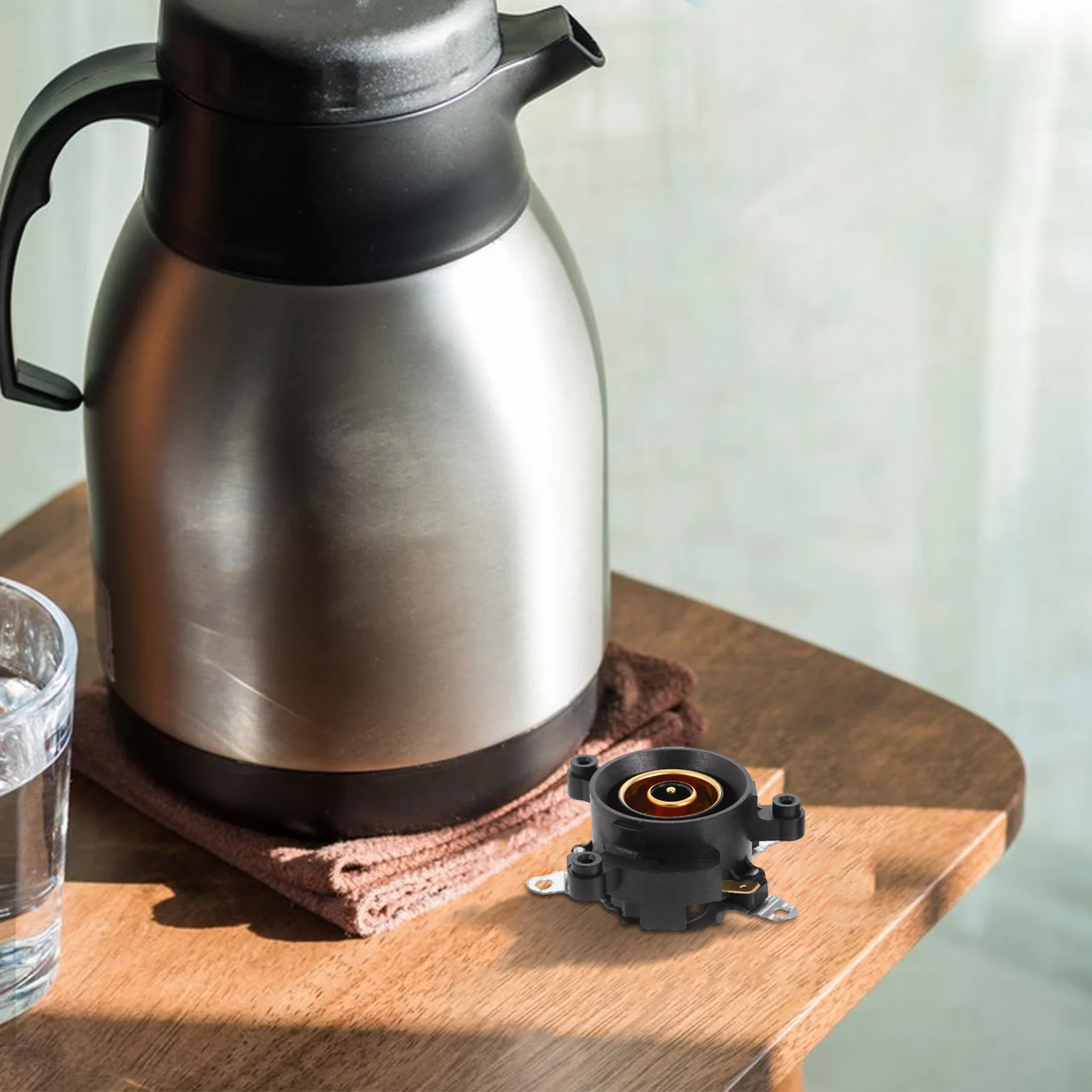 

4Sets Electric Kettle Temperature Control Base Thermostat Switch for Precise Heating Safety Protection Easy Installation